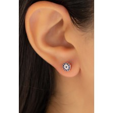 Lieza Jewelry Gümüş Nazar Boncuklu Küpe