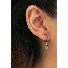 Lieza Jewelry Gümüş Harf Küpe