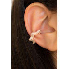 Lieza Jewelry Gümüş Yıldız Kıkırdak Küpe