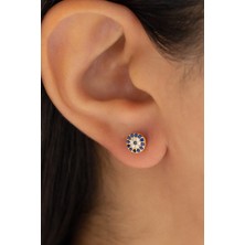 Lieza Jewelry Gümüş Nazar Boncuklu Küpe