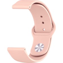 Nezih Case Huawei Watch Gt3 46MM Uyumlu 22MM Silikon Kordon Pudra