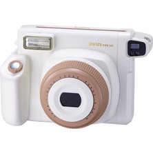 Fujifilm Instax Wide 300 Toffe Beyaz Fotoğraf Makinesi ve 10'lu Film