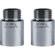 E.c.a 2 Adet Eca 1/2  3cm Uzatma Krom (Musluk Uzatma) 102134017 Pirinç
