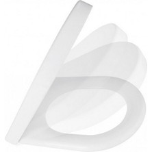 Abs Klozet Kapağı Duvara Sıfır Amortisörlü Yavaş Kapanan Gala