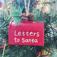 Bdz Mall Demir Posta Kutusu Süsleme Taşınabilir Güzel Xmas (Yurt Dışından)