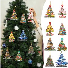 Bdz Mall Noel Süs Ahşap Asılı Kolye Noel (Yurt Dışından)