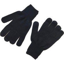 Deafox Erkek Siyah Eldiven