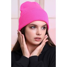 Deafox Katlamalı Pembe Bere