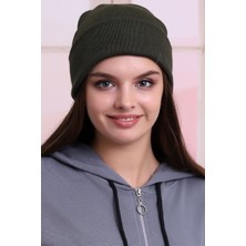 Deafox Haki Katlamalı Bere