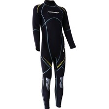 Homyl 3mm Neopren Erkekler Wetsuit Tam Vücut Suit Tüplü Dalış Yüzme Siyah Xl Için (Yurt Dışından)