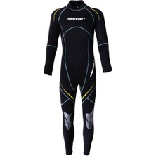 Homyl 3mm Neopren Erkekler Wetsuit Tam Vücut Suit Tüplü Dalış Yüzme Siyah Xl Için (Yurt Dışından)