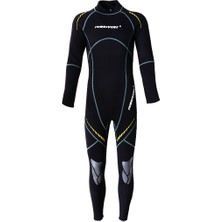 Homyl 3mm Neopren Erkekler Wetsuit Tam Vücut Suit Tüplü Dalış Yüzme Siyah Xxl Için (Yurt Dışından)