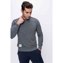 TS Club Sweat Kolu Biyeli Önü Iç Logo Baskılı