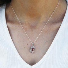 Tesbih Pasajı 925 Ayar Gümüş Zarif Zultanit  Kolye