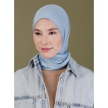 Ecardin Penye Eşarp - Bebe Mavisi - Ecardin