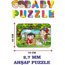 Lipyos Sevimli Tavşanlar ve Biz Dev Parçalı Eğlenceli Puzzle 50 x 70 cm Puzzle