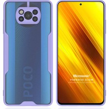 Microsonic Xiaomi Poco X3 Pro Kılıf Paradise Glow Lila