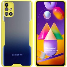 Microsonic Samsung Galaxy M31S Kılıf Paradise Glow Sarı