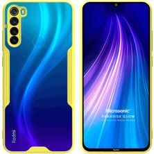 Microsonic Xiaomi Redmi Note 8 Kılıf Paradise Glow Sarı