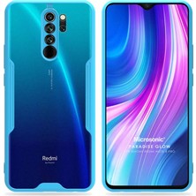 Microsonic Xiaomi Redmi Note 8 Pro Kılıf Paradise Glow Turkuaz