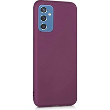 Microsonic Matte Silicone Samsung Galaxy M52 Kılıf Mor