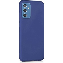 Microsonic Matte Silicone Samsung Galaxy M52 Kılıf Lacivert