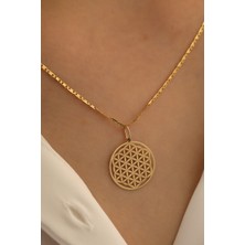 Milet Kuyumculuk MİLET 14 Ayar Altın Yaşam Ağacı Valentino Zincir Kolye