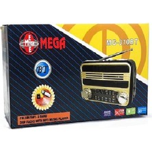 MEGA Şarjlı Nostaljik Radyo MG-310BT