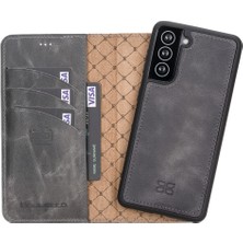 Bouletta Mw Deri Telefon Kılıfı Samsung S21 TN18E Gri