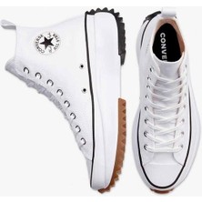 Converse Run Star Hıke Canvas Platform Beyaz Kadın Sneaker 166799C