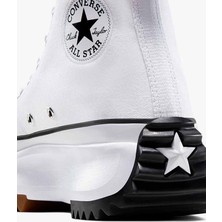 Converse Run Star Hıke Canvas Platform Beyaz Kadın Sneaker 166799C