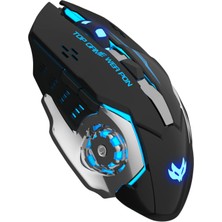 Farfi Şık Gaming Mouse Mute Yüksek Hassasiyet Taşınabilir 2.4 Ghz USB Optik Oyun Fareleri Oyun Için  (Yurt Dışından)