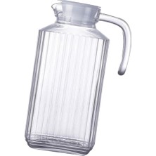 B Baosity Su Sürahisi Sürahi Damlası Servis Servis Carafe Çizgili Kettle 1800ML (Yurt Dışından)