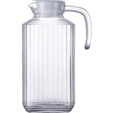 B Baosity Su Sürahisi Sürahi Damlası Servis Servis Carafe Çizgili Kettle 1800ML (Yurt Dışından)