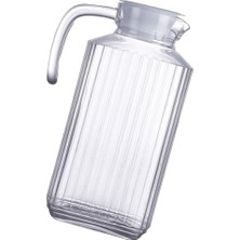 B Baosity Su Sürahisi Sürahi Damlası Servis Servis Carafe Çizgili Kettle 1800ML (Yurt Dışından)