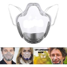 Baosity Maske Yüz Kalkanı, Konfor ve Güvenlik Birleştir, Pc ve Plastik Kullanımlık Temizle Yüz Maskesi Sünger Filtresi, Anti Sis ve Dayanıklı - Gri (Yurt Dışından)