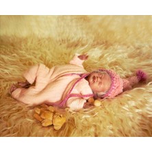 Atölye Reborn Uyuyan Minik Reborn Wee Mouse Gerçekçi Bebek / Gerçek Görünümlü El Yapımı Oyuncak Bebek