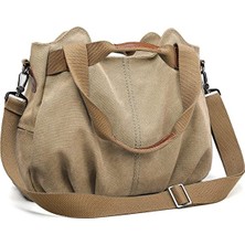 Olevs Kadın Casual Hobo Tuval Günlük Cüzdan Üst Kolu Omuz Çantası (Yurt Dışından)