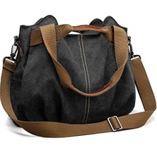 Olevs Kadın Casual Hobo Tuval Günlük Cüzdan Üst Kolu Omuz Çantası (Yurt Dışından)