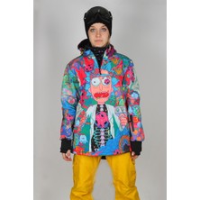 Snowsea Rick Morty Kadın Snowboard ve Kayak Montu
