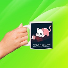 Remonz Hınzırkedim Baskılı Beyaz Kupa