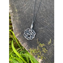 Kazzaze Aşk Düğümü Kazaziye Oksitli Gümüş Kolye