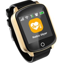 Tsmart Twatch Akıllı Yetişkin / Alzheimer Gps Saati  Gold