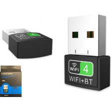 Concord W-5 300MBPS USB Wifi Alıcı+Bluetooth Adaptörü