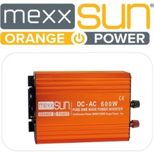 Mexxsun 12 V Volt 600 Watt Tam Sinüs Inverter Mexxsun