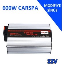 Carspa 600 Watt W Modifiye Sinus Invertör 12 V Inverter Çevirici