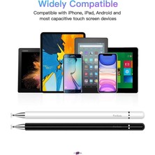 Fuchsia Apple iPad 10.2 8.9.nesil Uyumlu Kalem Pencil Stylus Özel Dokunmatik Yazı ve Çizim Kalemi FSKL192