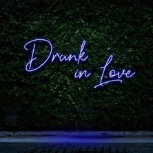 Honey Concept Drunk In Love Neon Duvar Yazısı Dekoratif Duvar Aydinlatmasi Gece Lambası