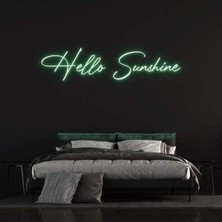 Honey Concept Hello Gorgeous Neon Duvar Yazısı Dekoratif Duvar Aydinlatmasi Gece Lambası