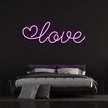 Honey Concept Love Neon Duvar Yazısı Dekoratif Duvar Aydinlatmasi Gece Lambası